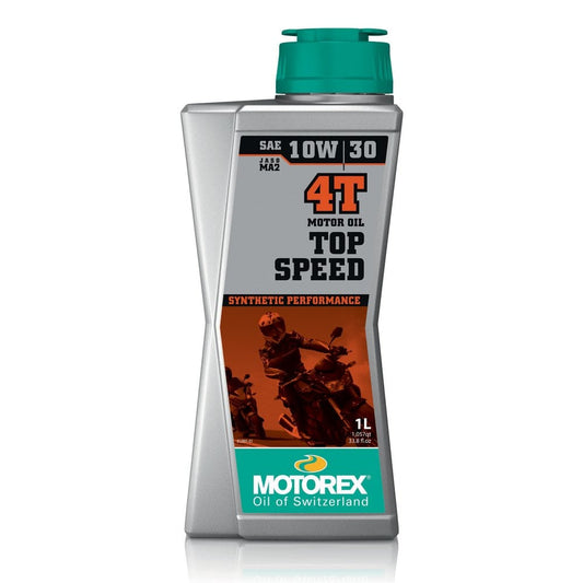 Motorex Top Speed 4T (4 Stroke) Synthetic Oil 10W/30 1 Litre - MOTOREX