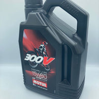 Motul 300V 4T Factory Line 15w-60 Off Road Ester Synthetic Racing Motorcycle Engine Oil - 4L or 1L - 4 Litres - 4L