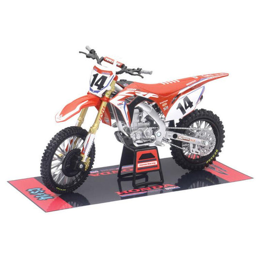 New Ray Toys 1:12 Cole Seely HRC Honda CRF 450 R Toy Model - New Ray Toys