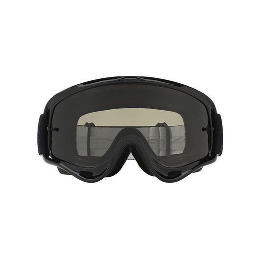 Oakley O Frame MX Goggle Adult (Jet Black) Dark Grey Lens - oakley