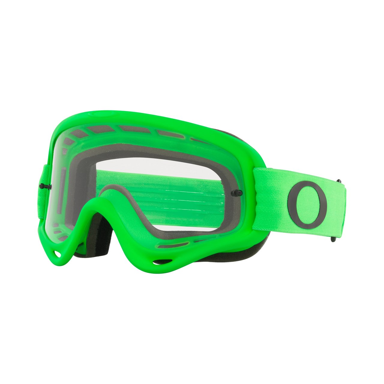 Oakley XS O Frame MX Goggle (Moto Green) Clear Lens - oakley