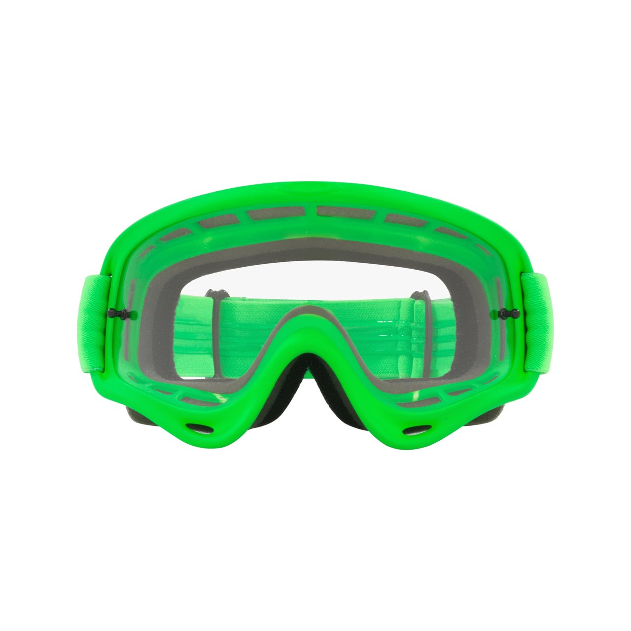 Oakley XS O Frame MX Goggle (Moto Green) Clear Lens - oakley