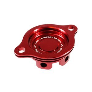OIL FILTER COVER HONDA CRF150R 07-24 RED - OFCX0009RED - Apico