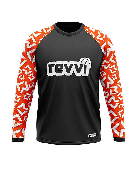 Revvi Kids Riding Jersey - Orange / A2 - Revvi