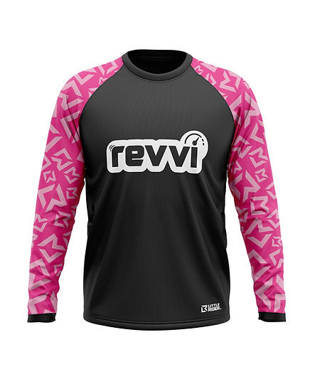 Revvi Kids Riding Jersey - Pink / A2 - Revvi