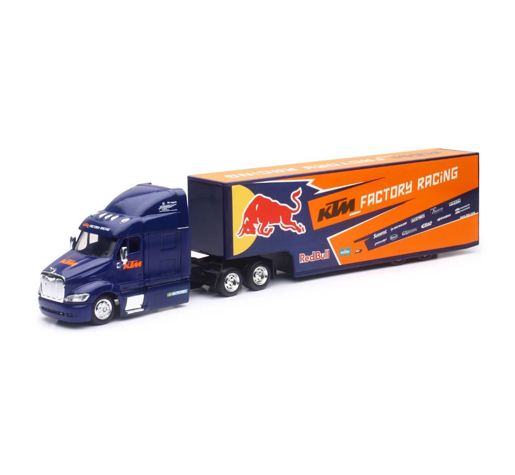 Red Bull Factory Racing KTM Truck Toy Motocross Model - NewRay