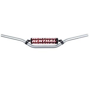 Renthal Handlebars - 7/8 Mini Kawasaki - KX80/85/100 98-14 - 780 - Silver - Renthal