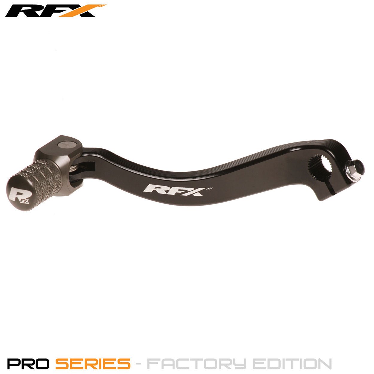 RFX Flex+ Factory Edition Gear Pedal (Black/Hard Anodised Titan) Honda CRF250 10-17 - Hard Anodised - RFX