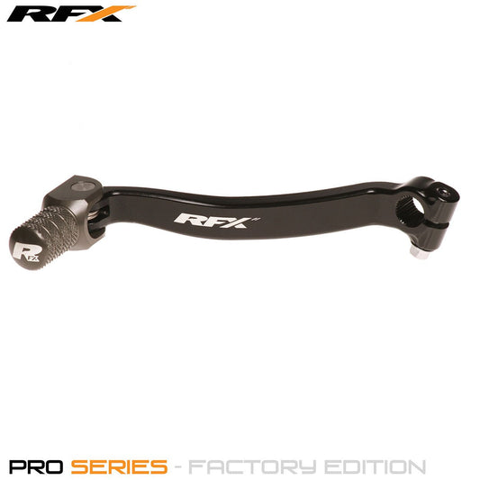 RFX Flex+ Factory Edition Gear Pedal (Black/Hard Anodised Titan) Kawasaki KXF250 09-23 - Hard Anodised - RFX