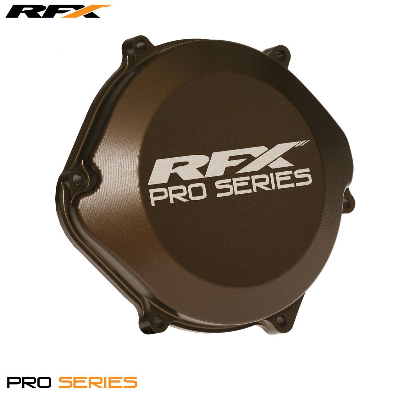 RFX Pro Clutch Cover (H/A Black) Honda CR250/500 87-01 - HardAnodised - RFX