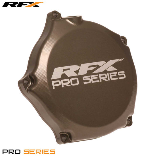 RFX Pro Clutch Cover (Hard Anodised) Kawasaki KXF250 09-20 - HardAnodised - RFX