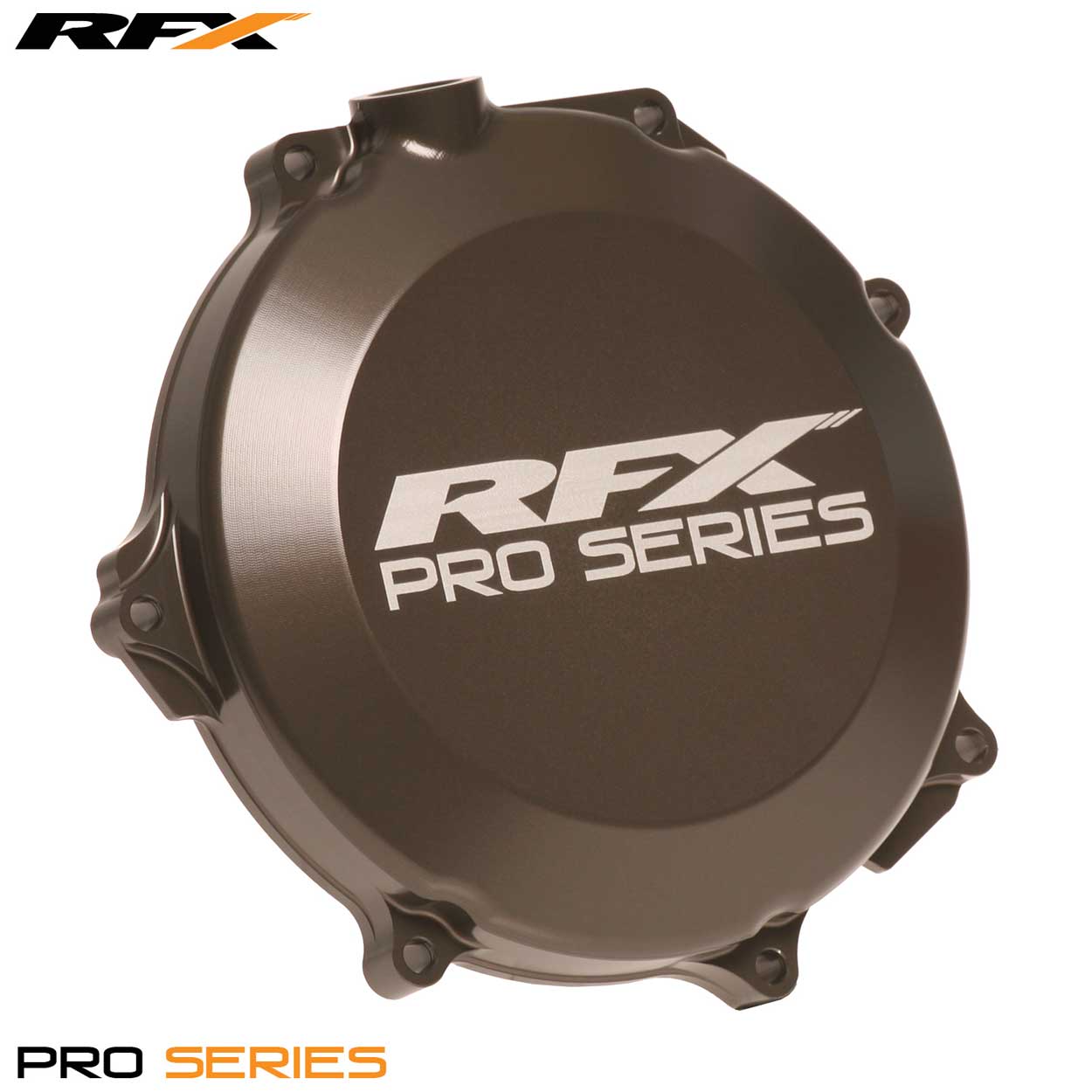 RFX Pro Clutch Cover (Hard Anodised) Kawasaki KXF450 06-15 - HardAnodised - RFX