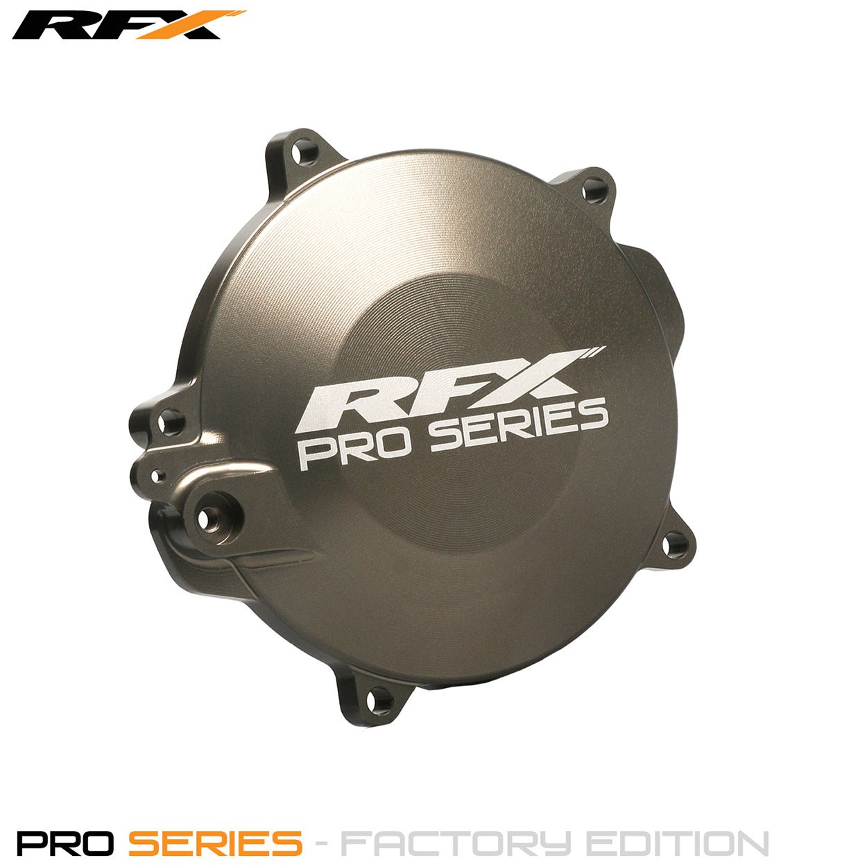 RFX Pro Clutch Cover (Hard Anodised) KTM SX85 18-22 Husqvarna TC85 18-22 - HardAnodised - RFX