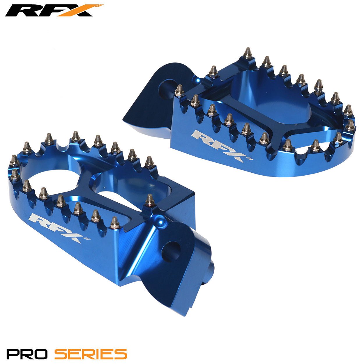 RFX Pro Footrests (Blue) Yamaha YZ 65 18-22 YZ85 02-22 YZ/YZF 125-450 99-22 Gas Gas EC 98-19 - Blue - RFX