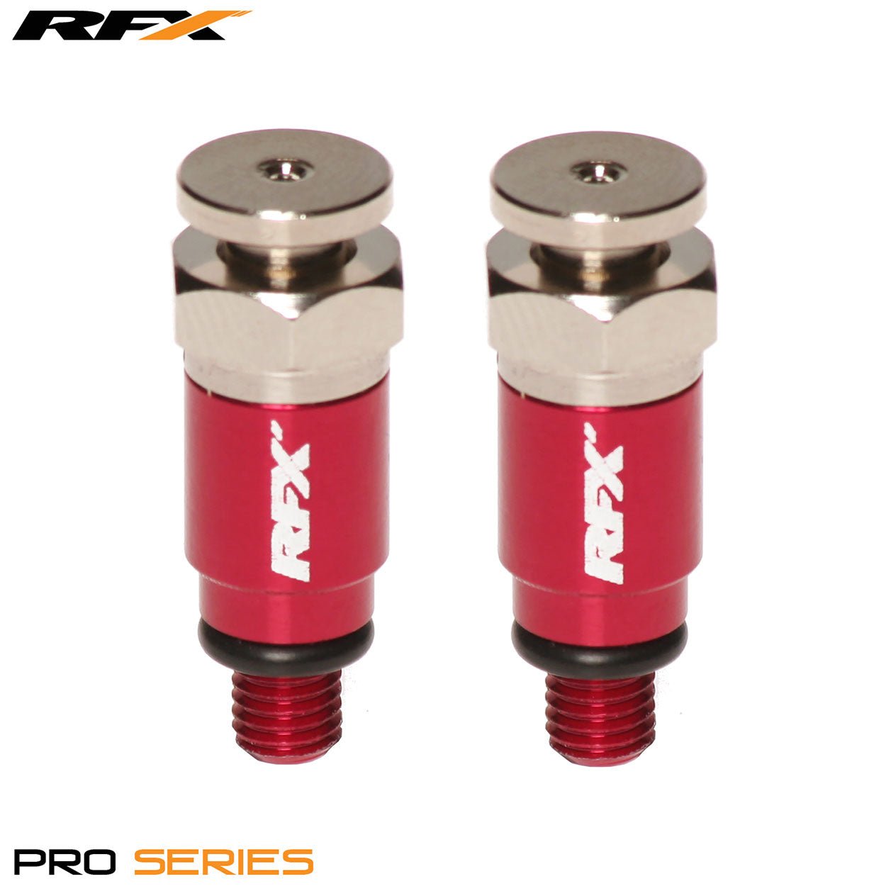 RFX Pro Fork Air Bleeders M5x0.8 (Red) Kayaba/Showa - Red - RFX
