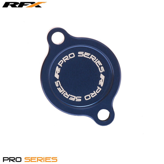 RFX Pro Oil Filter Cover (Blue) Kawasaki KXF250 04-23 Suzuki RMZ250 05-06 - Blue - RFX