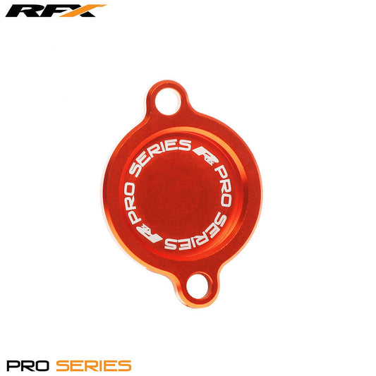 RFX Pro Oil Filter Cover (Orange) KTM SXF250 13-22 SXF/EXC-F350 11-22 SXF450 16-22 SXF450 07-12 - Orange - RFX
