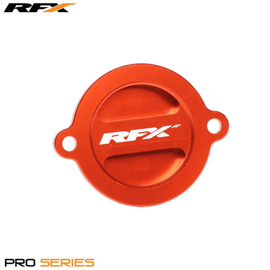 RFX Pro Oil Filter Cover (Orange) KTM SXF450 13-15 EXC-F450 12-13 - Orange - RFX