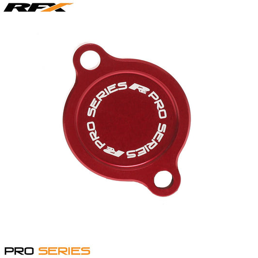 RFX Pro Oil Filter Cover (Red) Kawasaki KXF250 04-23 - Red - RFX