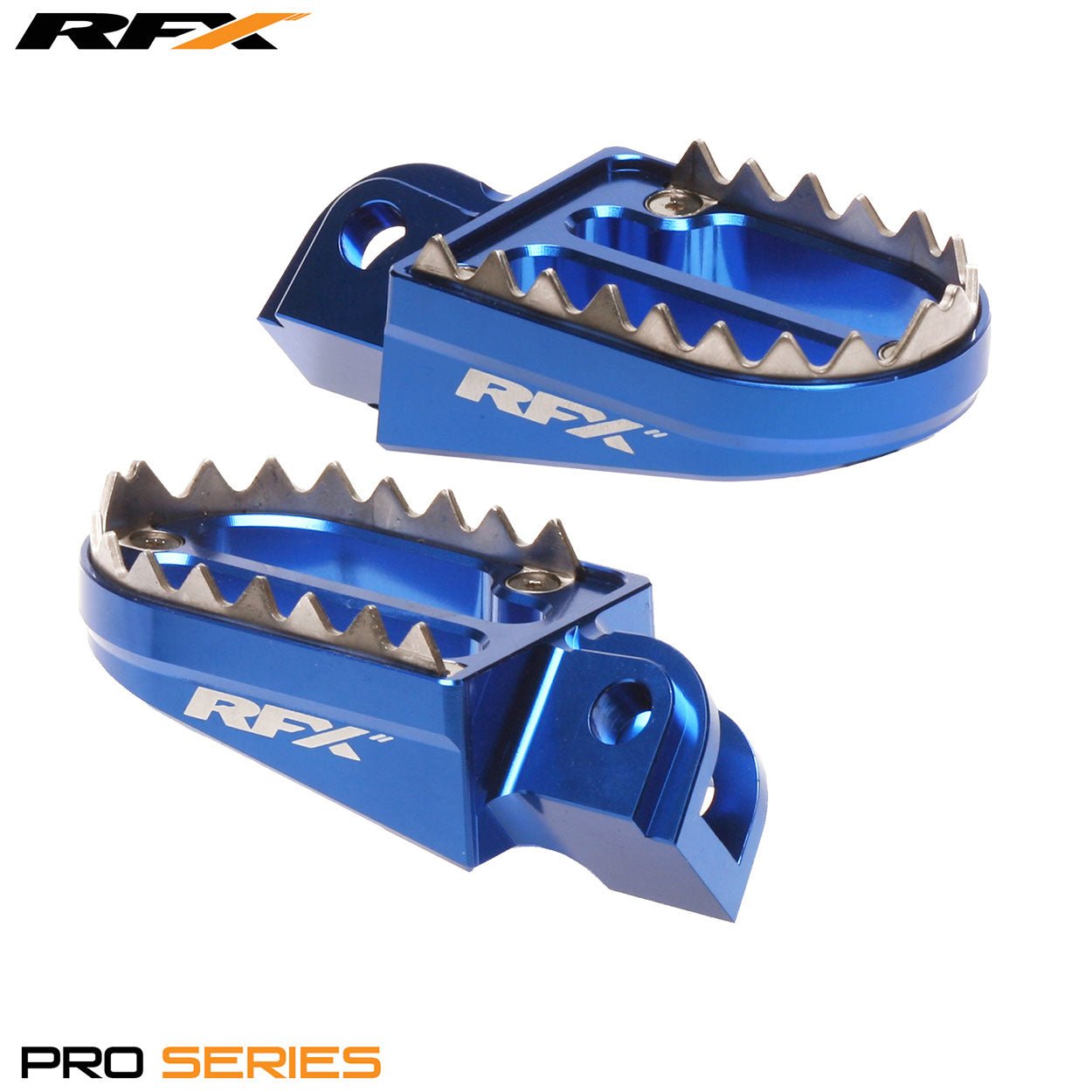 RFX Pro Series 2 Footrests (Blue) Husqvarna TC85 18-22 TC125 / FC 250/350/450 16-22 (Not TE/TE) - Blue - RFX