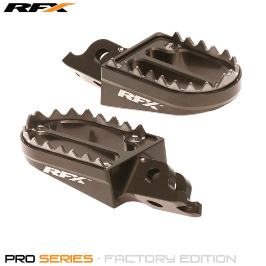 RFX Pro Series 2 Footrests H/A Honda CRF250/450 02-23 CRF150 07-22 CR125/250 02-07 - HardAnodised - RFX