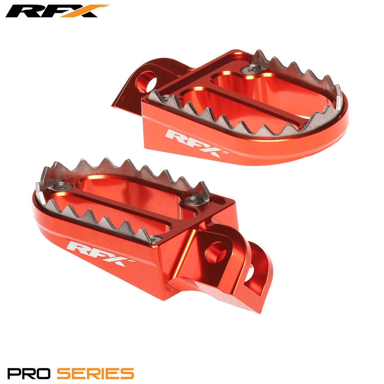 RFX Pro Series 2 Footrests (Orange) KTM SX 85-105 03-17 - Orange - RFX