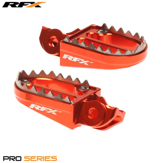 RFX Pro Series 2 Footrests (Orange) KTM SX85 18-22 SX125-450 16-22 (Except 250 2T 16) - Orange - RFX