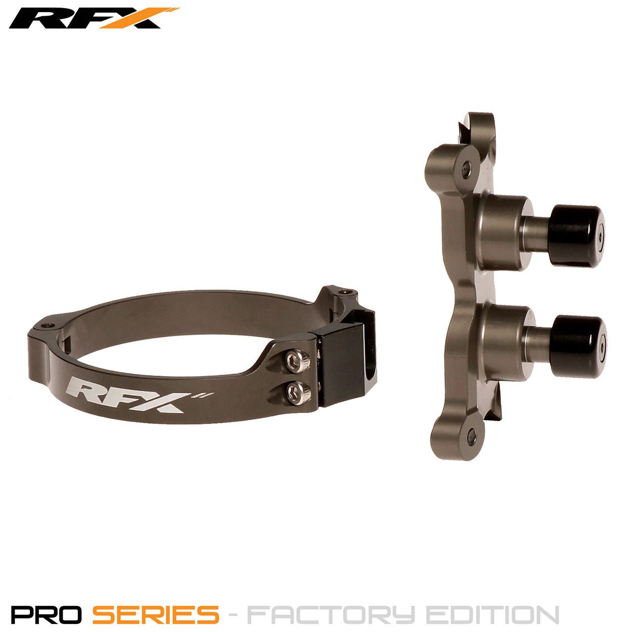 RFX Pro Series 2 L/Control Dual Button (Hard Anodised) KTM Factory Forks WP 52mm - Hard Anodised - RFX