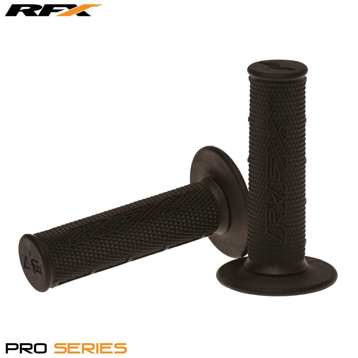 RFX Pro Series Dual Compound Grips All Black (Black/Black) Pair - Black - RFX