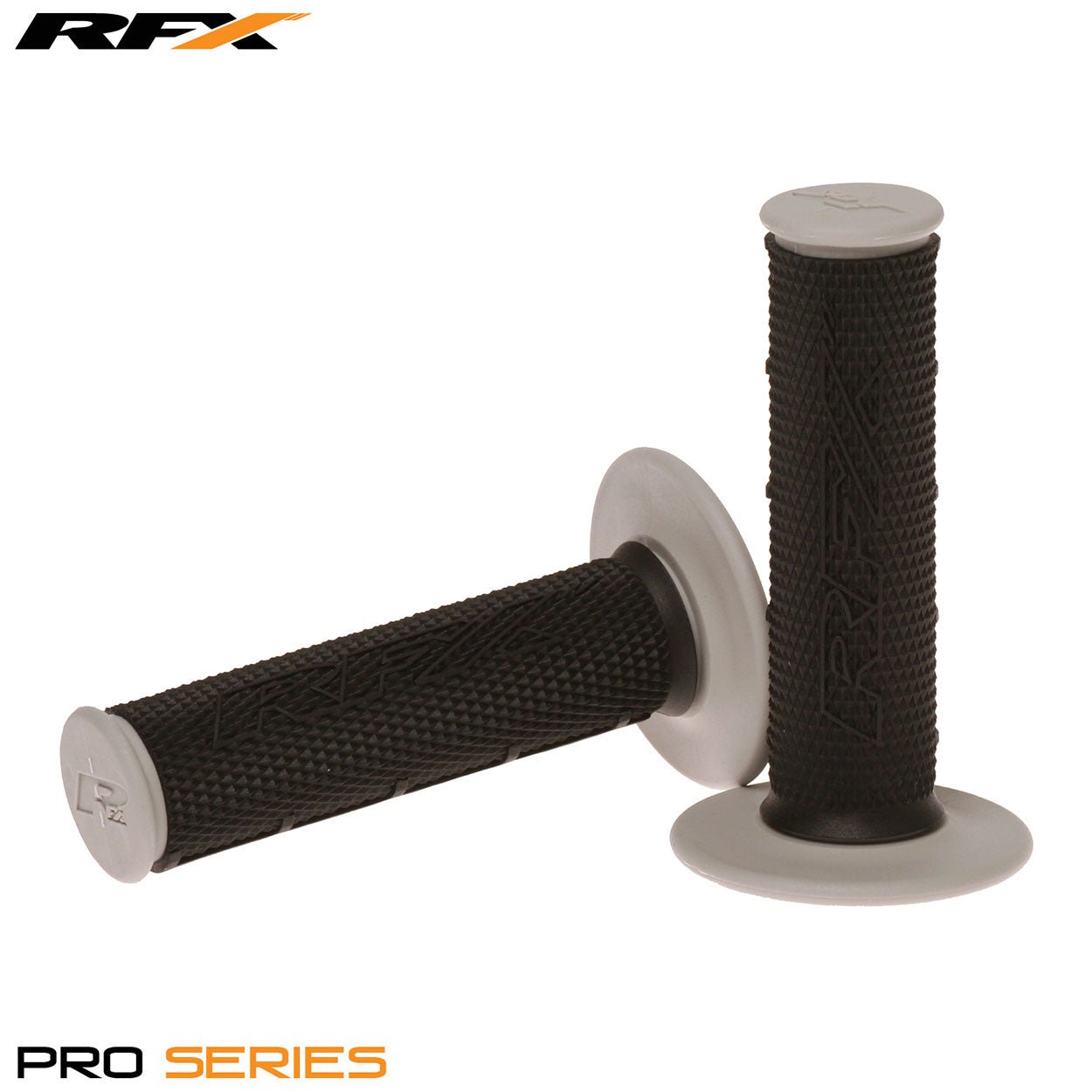 RFX Pro Series Dual Compound Grips Black Centre (Black/Grey) Pair - Grey - RFX