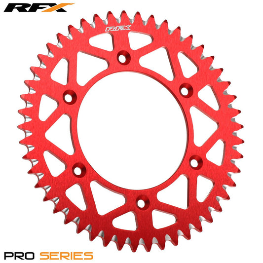 RFX Pro Series Elite Rear Sprocket Husqvarna 125-610 Up To 2013 Gas Gas EC125-300 All Years (Red 48T - Red - RFX