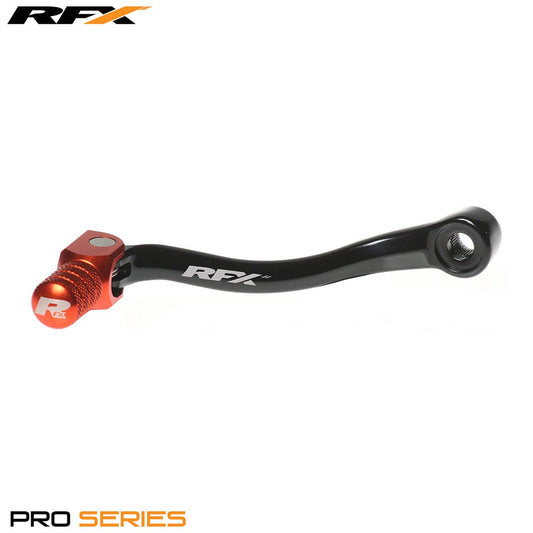 RFX Pro Series Flex+ Gear Lever (Hard Anodised Black/Orange) KTM SX85 03-17 - Orange - RFX