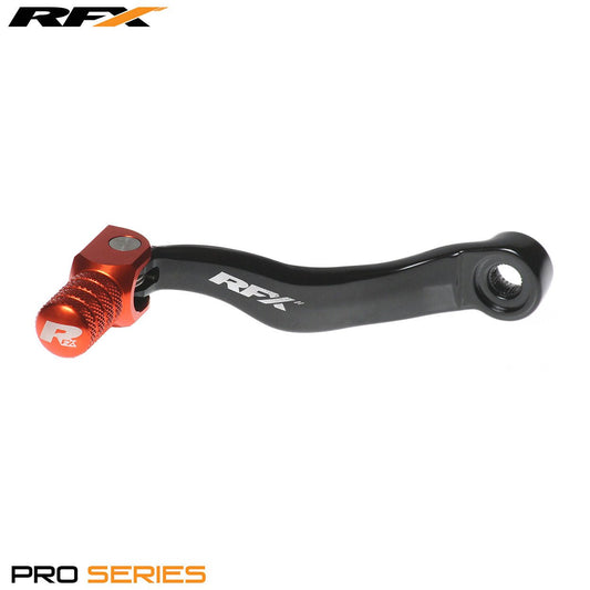 RFX Pro Series Flex+ Gear Lever (Hard Anodised Black/Orange) KTM SXF450 16-22 EXC-F 450/500 17-22 - Orange - RFX