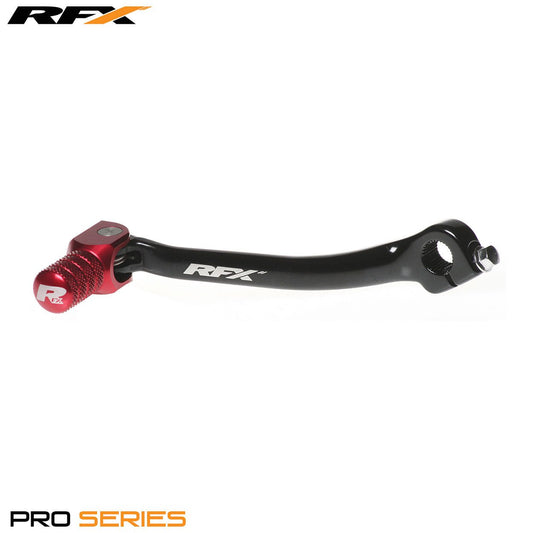 RFX Pro Series Flex+ Gear Lever (Hard Anodised Black/Red) Honda CRF450 07-16 - Red - RFX