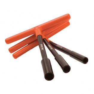 RFX Pro T-Bar Set (Black/Orange) Standard Reach with Rubber Handle 8mm/10mm/12mm - Black - RFX
