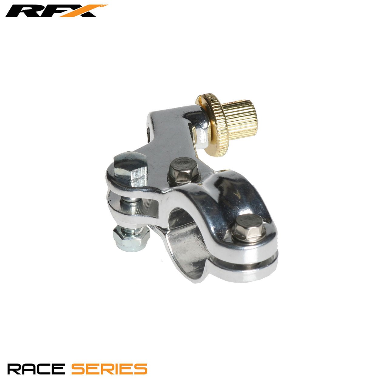 RFX Race Clutch Lever Holder (OEM Replica) Honda CR80/85 86-07 CR125/250 92-03 CR500 87-01 - Silver - RFX