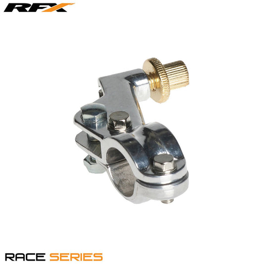 RFX Race Clutch Lever Holder (OEM Replica) Kawasaki KX65/80/85/100 00-19 KX125/250 97-08 KX500 89-01 - Silver - RFX