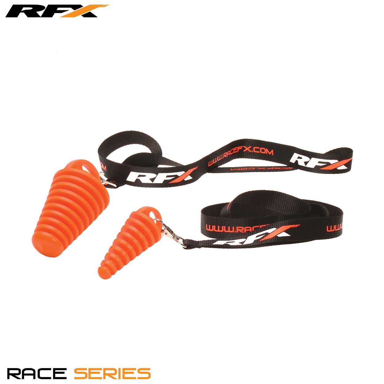 RFX Race Exhaust Bung 2 Stroke (Orange) Includes RFX Lanyard - Orange - RFX