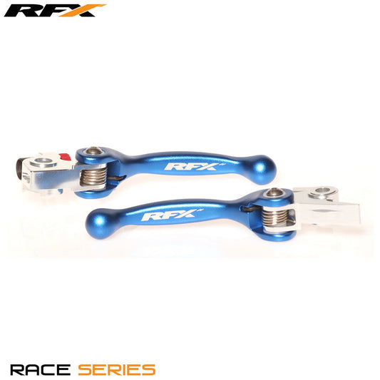 RFX Race Forged Flexible Lever Set (Blue) Husq/Husaberg TE250/300 14-19 FE250/350/450 14-19 Sherco - Blue - RFX