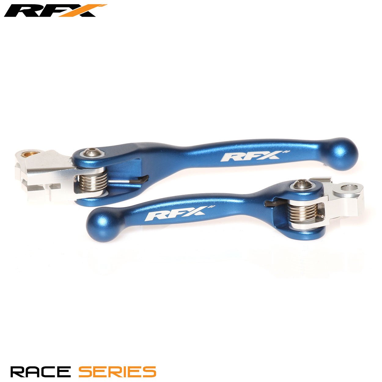 RFX Race Forged Flexible Lever Set (Blue) Yamaha YZ125/250 15-22 YZF250/450 09-22 WRF450 16-20 - Blue - RFX