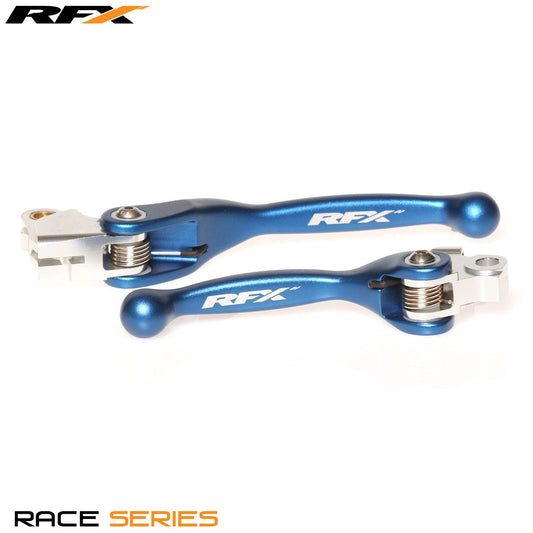 RFX Race Forged Flexible Lever Set (Blue) Yamaha YZ125/250 15-22 YZF250/450 09-22 WRF450 16-20 - Blue - RFX