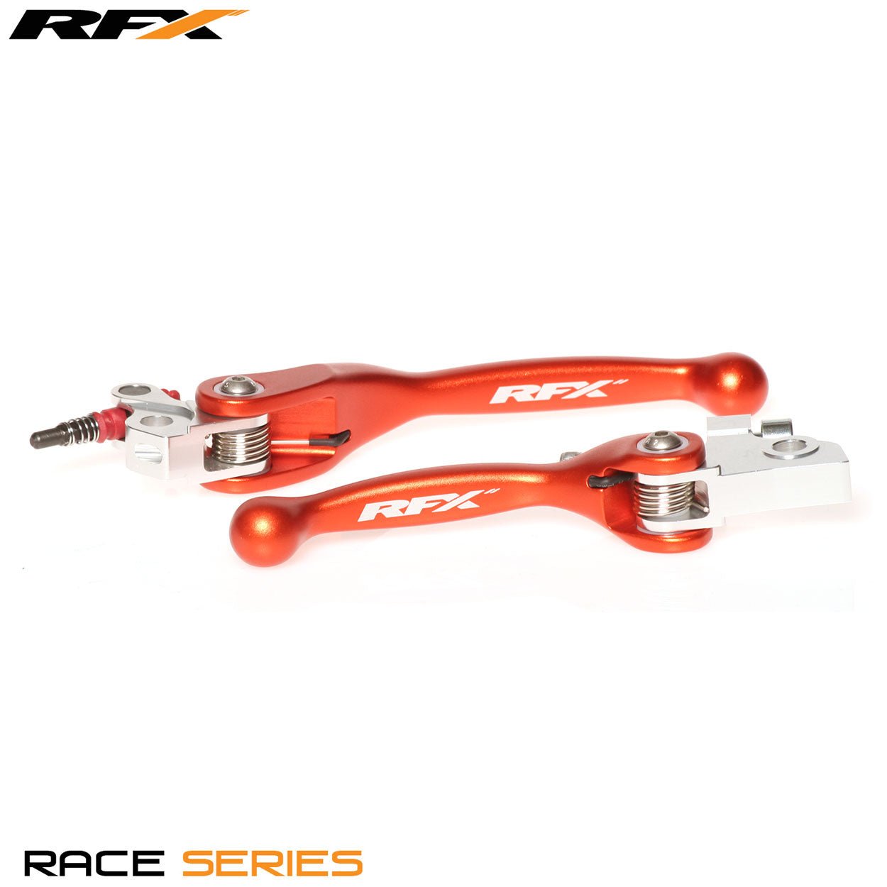 RFX Race Forged Flexible Lever Set (Orange) KTM SX65 04-11 SX85 03-12 - Orange - RFX