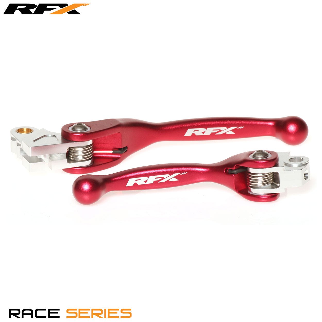 RFX Race Forged Flexible Lever Set (Red) Honda CR125/250 04-07 CRF250/450 04-06 CRFX250/450 04-20 - Red - RFX