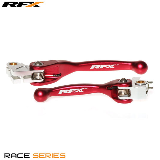 RFX Race Forged Flexible Lever Set (Red) Honda CRF250 07-23 CRF450 07-20 - Red - RFX
