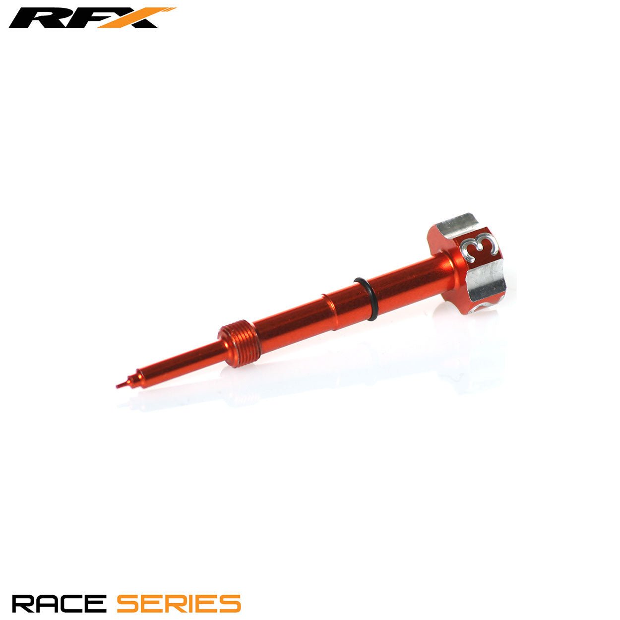 RFX Race Fuel Mixture Screw (Orange) For Keihin FCR carburettor - Orange - RFX