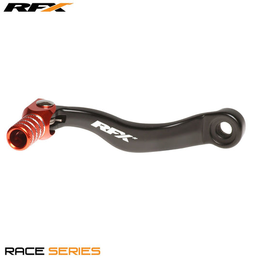 RFX Race Gear Lever (Black/Orange) KTM SX125 16/SXF450 16-22 EXC-F 450/500 17-22 - Orange - RFX