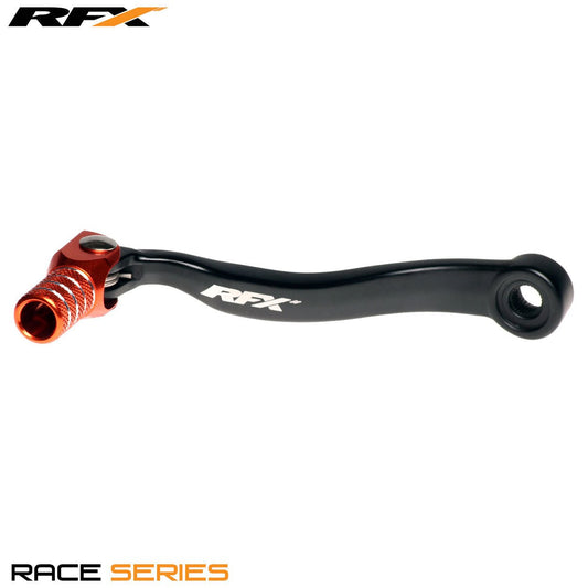 RFX Race Gear Lever (Black/Orange) KTM SX/EXC/TPI 250/300 17-22 - Orange - RFX
