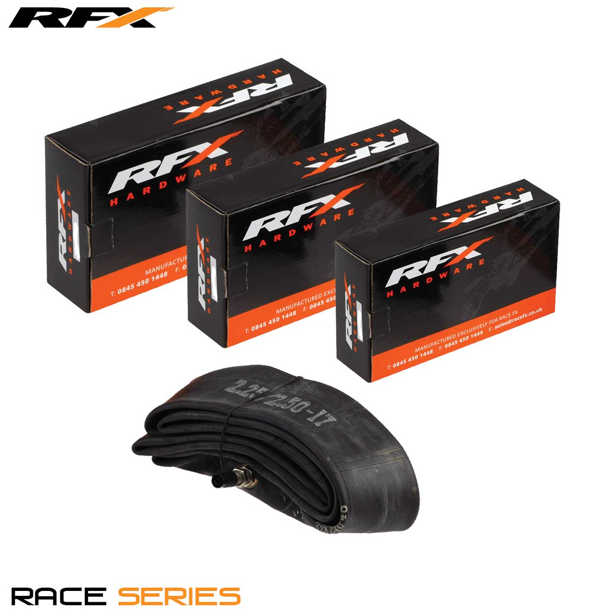 RFX Race Rear Inner Tube (1.5mm/TR4) 300/325-12 - Black - RFX