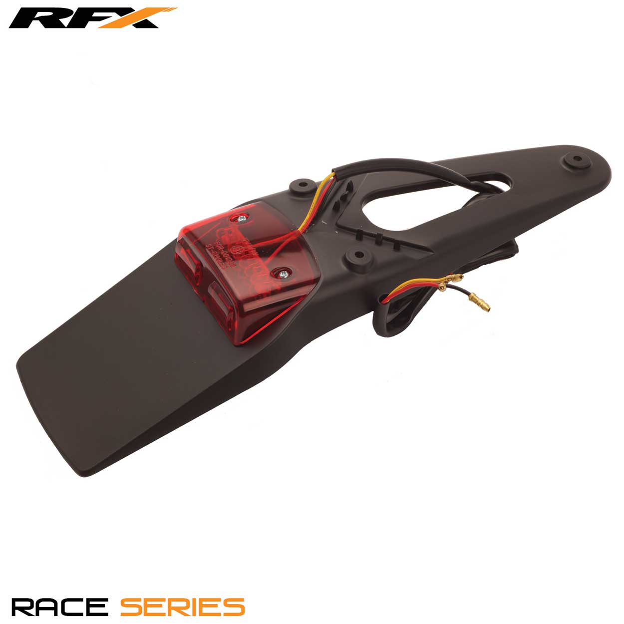 RFX Race Rear LED Tail Light (Black) Universal 3-way Stop and Tail - Black - RFX