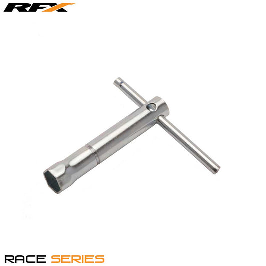 RFX Race Series DeepType Plug Spanner (Silver) Size 12mm Thread / 18 mm AF (NGK D type) - Silver - RFX